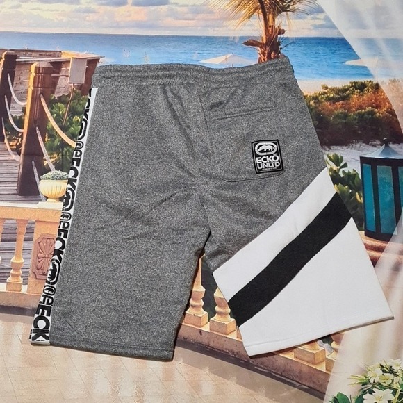 Ecko Gray Black Jogger Shorts Size Medium NWT - Picture 6 of 6